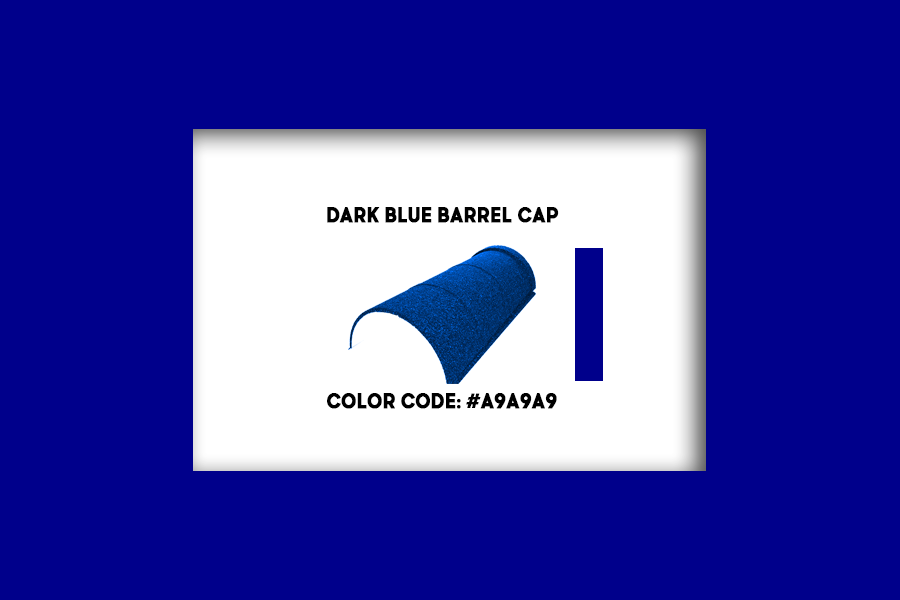 Dark Blue Classic Barrel Cap