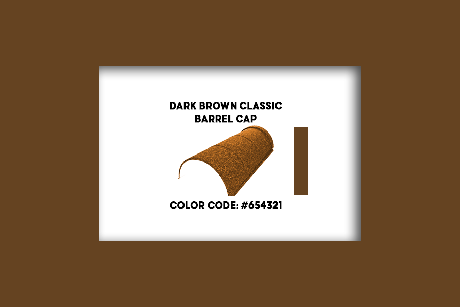 Dark Brown Classic Barrel Cap