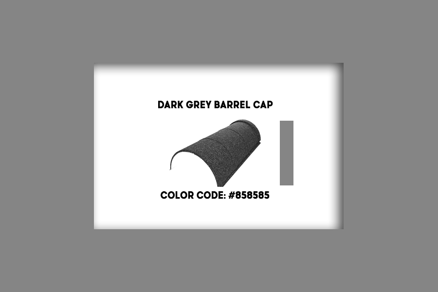 Dark Grey Classic Barrel Cap