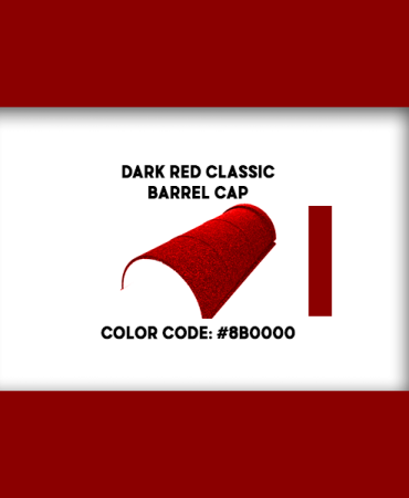 Dark Red Classic Barrel Cap