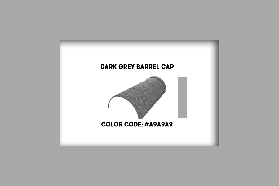 Light Grey Classic Barrel Cap