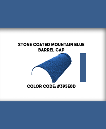 Stone Coated Mountain Blue Barell Cap