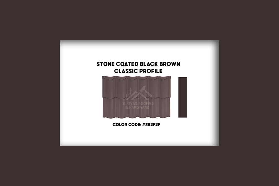 Stone Coated Black Brown