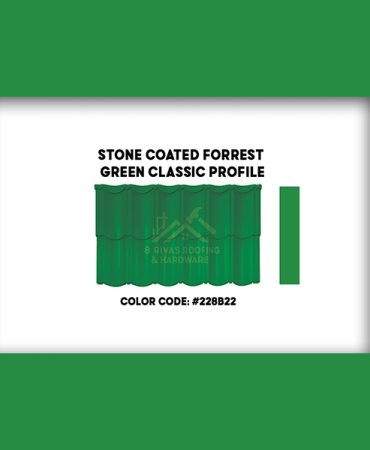 Stone Coated Forrest Green
